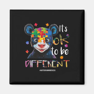 It’s Ok To Be Different - Autism Awareness Panda Magnet
