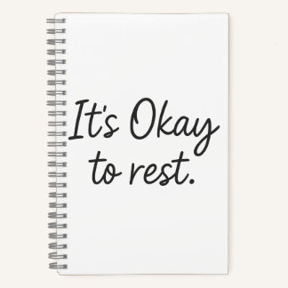 It’s Okay to Rest – Self-Reflection Journal