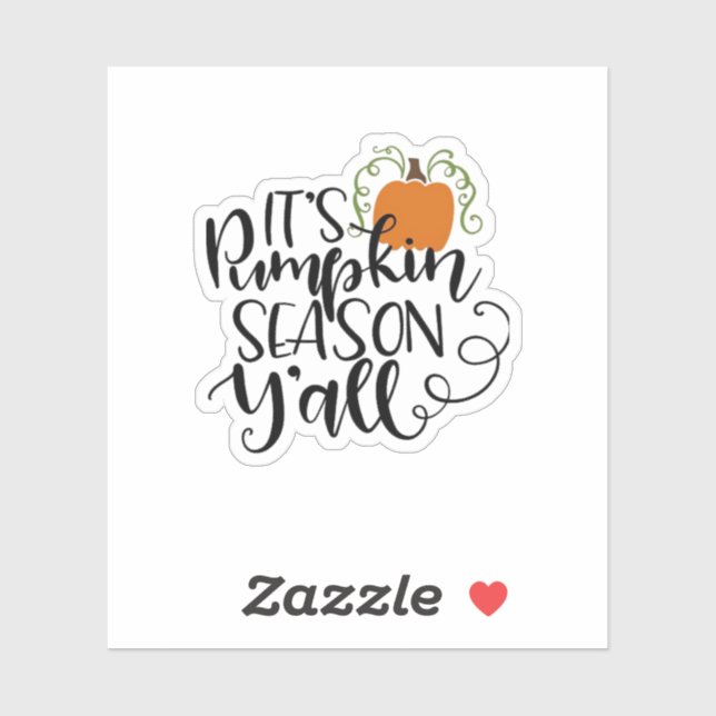 It’s Pumpkin Season Y’all (Sheet)