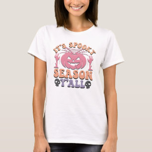 It’s Spooky Season Y’all Pumpkin Halloween T-Shirt