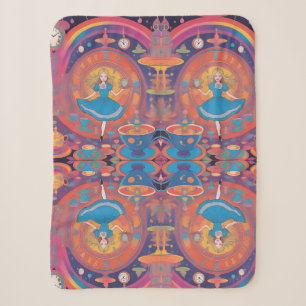 It’s Tea Time Alice Sherpa Blanket