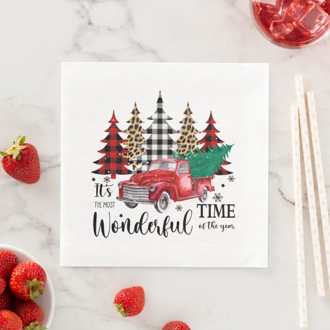 It’s the Most Wonderful Time of the Year Keepsake  Napkin (Insitu)
