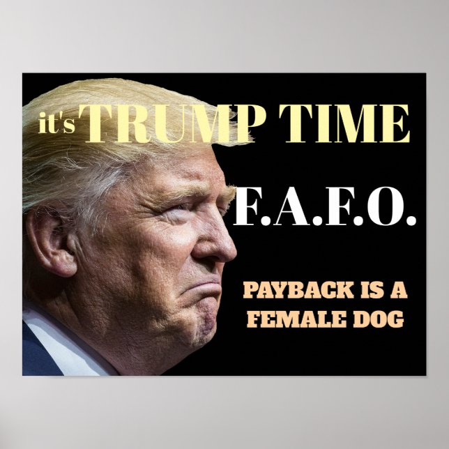 It’s Trump Time Poster (Front)