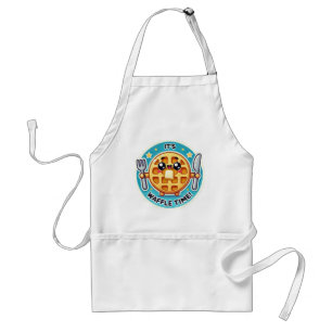 It’s Waffle Time! Funny Kawaii Kitchen Apron