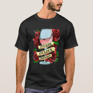 It s Wine O Clock Somewhere Women s Funny Wine Lov T-Shirt