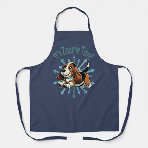 It’s Zoomie Time Basset Hound Apron