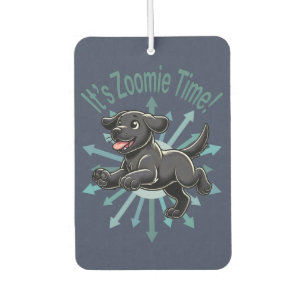 It’s Zoomie Time Black Lab Air Freshener