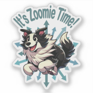 It’s Zoomie Time Border Collie