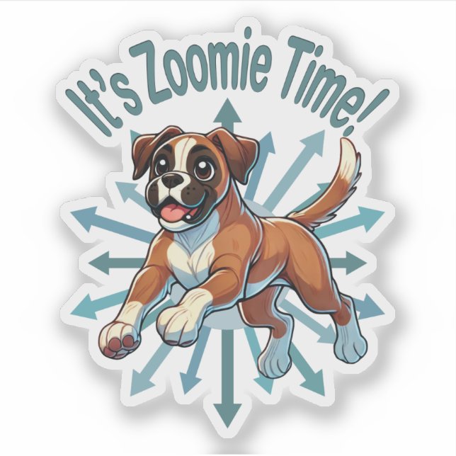 It’s Zoomie Time Boxer (Front)