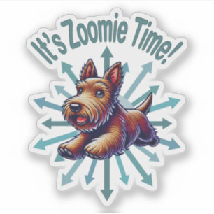 It’s Zoomie Time Brown Scotty