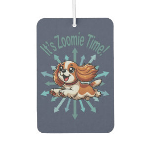 It’s Zoomie Time Cavalier Spaniel Air Freshener