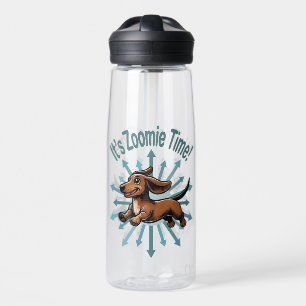 It’s Zoomie Time Dachshund Water Bottle