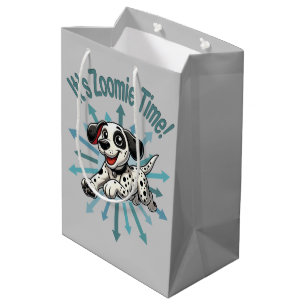 It’s Zoomie Time Dalmatian Medium Gift Bag