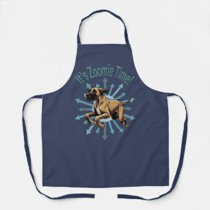It’s Zoomie Time Great Dane Apron