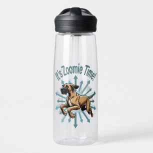 It’s Zoomie Time Great Dane Water Bottle
