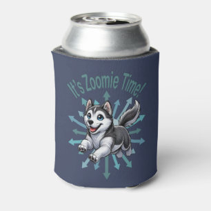 It’s Zoomie Time Husky Can Cooler