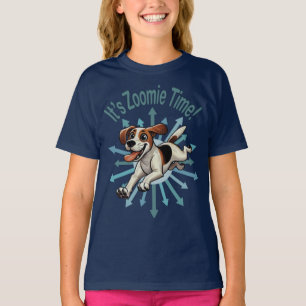 It’s Zoomie Time Medium Beagle Mutt T-Shirt