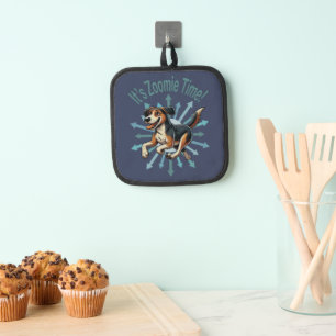 It’s Zoomie Time Medium Mutt Pot Holder