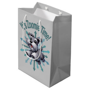 It’s Zoomie Time Miniature Schnauzer Medium Gift Bag