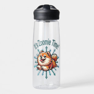 It’s Zoomie Time Pomeranian Water Bottle
