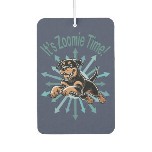It’s Zoomie Time Rottweiler Air Freshener