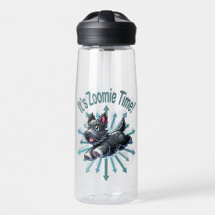 It’s Zoomie Time Scottish Terrier Water Bottle
