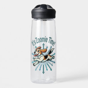 It’s Zoomie Time Small Beagle Mutt Water Bottle