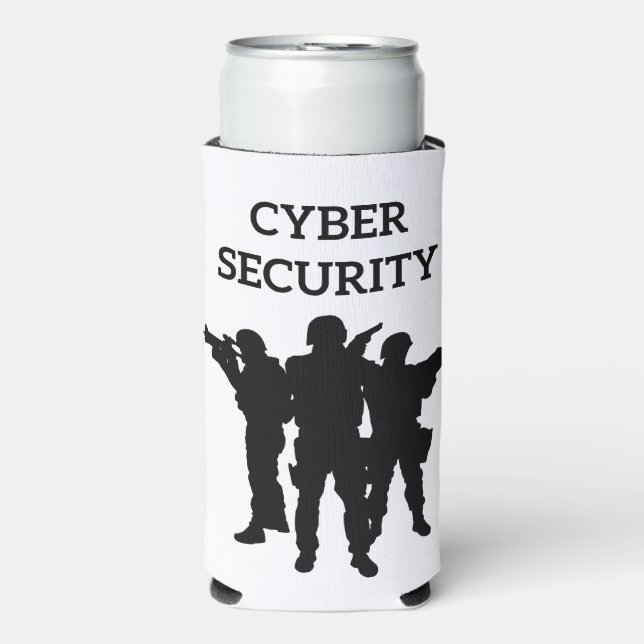 IT Security: The Digital Defence Squad Seltzer Can Cooler (Seltzer Front)