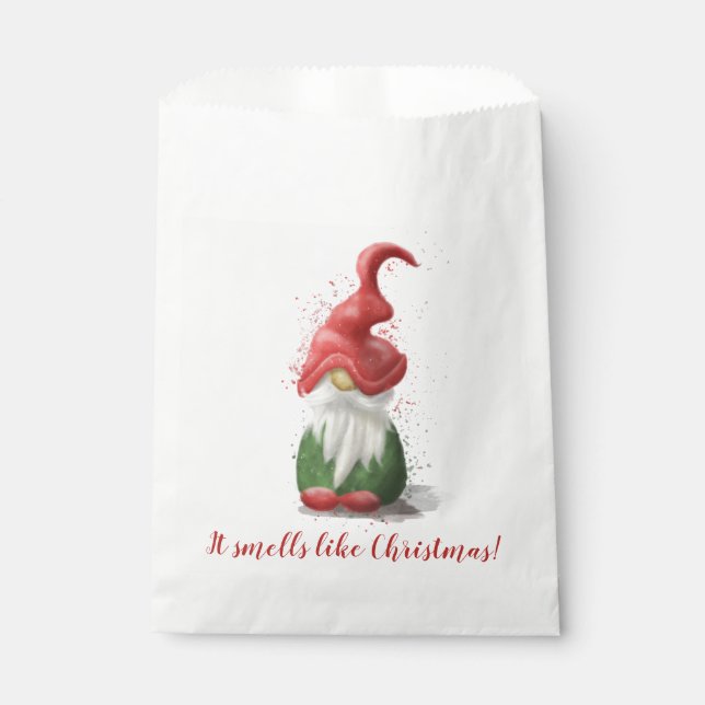 It smells like Christmas - gnome 1 Favour Bag (Front)