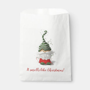 It smells like Christmas - gnome 2 Favour Bag