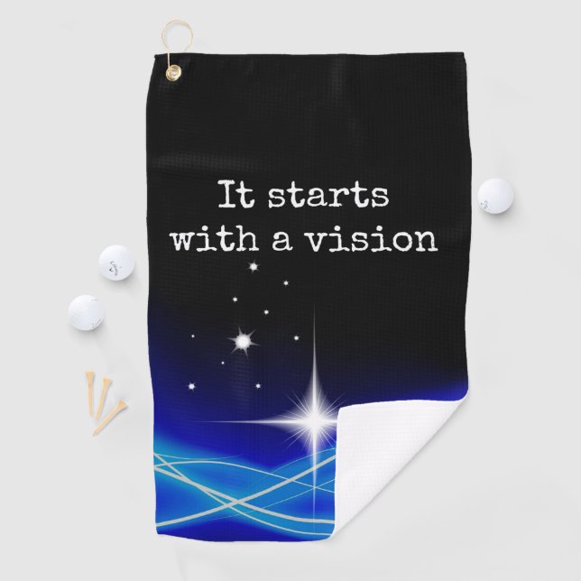 It starts with a vision golf towel (InSitu)