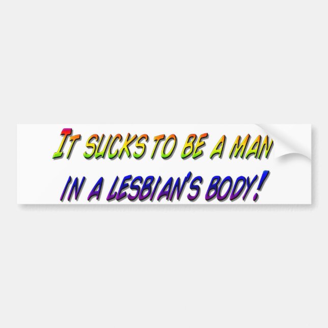 It Sucks Bumper Sticker (Front)