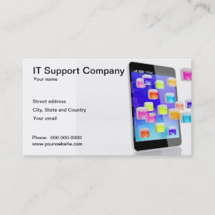 IT Support Company Business Card