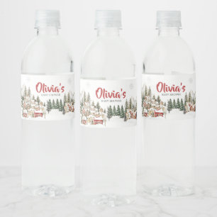 It Take a Village Baby Shower Water Bottle Label