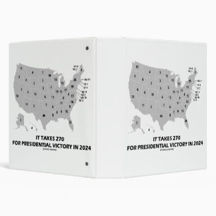 It Takes 270 For Presidential Victory In 2024 Map Binder