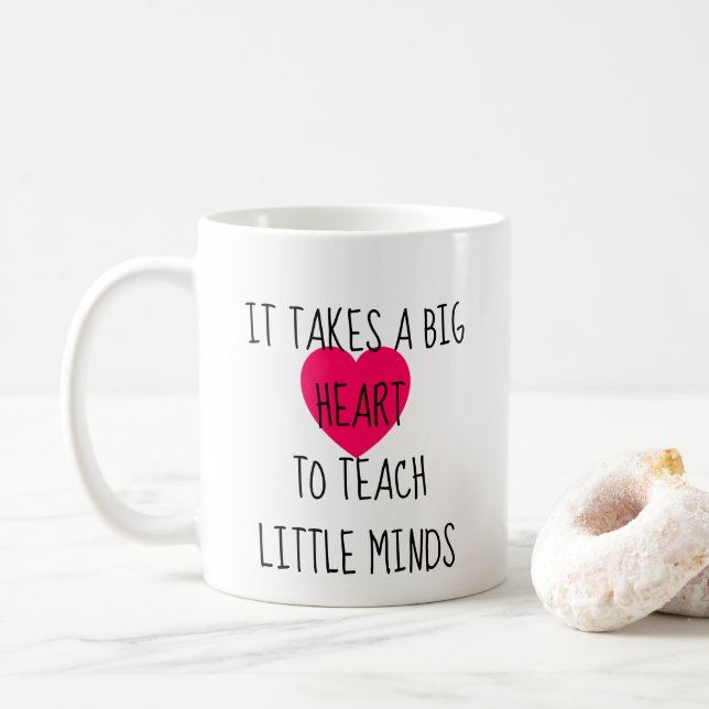 It Takes a Big Heart Coffee Mug (With Donut)