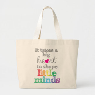 It takes a BIG HEART Teacher's Tote bag