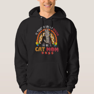 It Takes A Lot Of Sparkle To Be A Cat Mom Cute Rai Hoodie