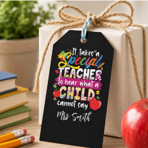 It Takes a Special Teacher Printable Teacher  Gift Tags