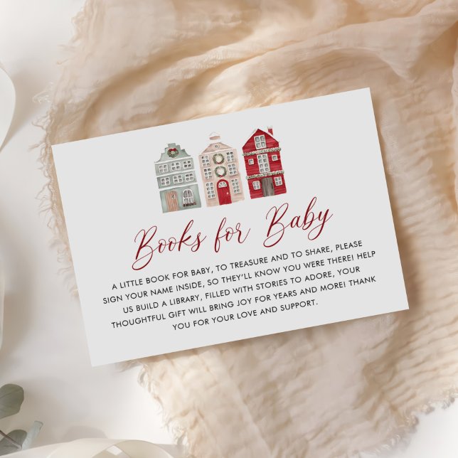 It Takes a Village Baby Shower  Books for Baby Enclosure Card (Creator Uploaded)