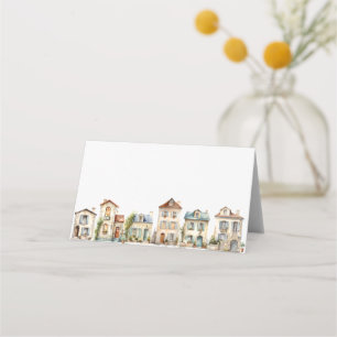 It Takes a Village Baby Shower Buffet Labels Place Card
