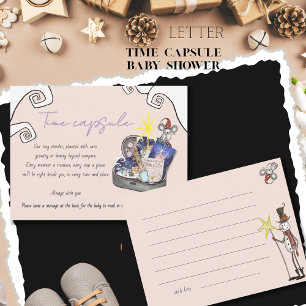 It Takes a Village Baby Shower Time Capsule Card