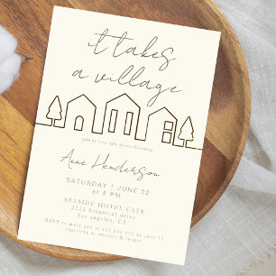 It Takes A Village Foster / Adoption / Baby Shower Invitation