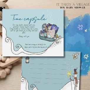 It Takes a Village: Ice Blue Time Capsule Card