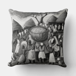 It Takes a Village Throw Pillow