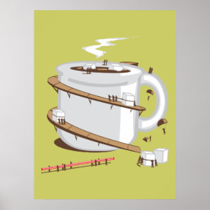 It Takes a Village To Wake Me Up Print