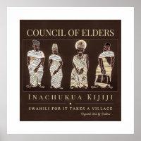 It Takes a Village - Tribal African Heritage Frame