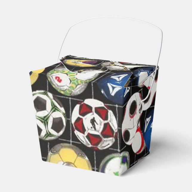 It Takes Balls to Play Soccer Favor Box (Front Side)