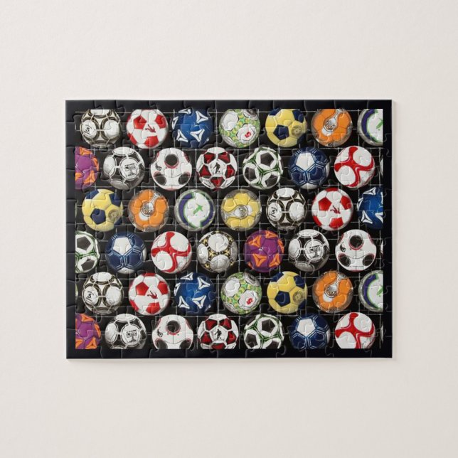 It Takes Balls to Play Soccer Jigsaw Puzzle (Horizontal)