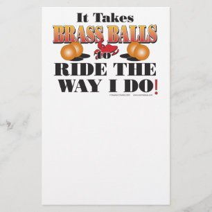 IT-TAKES-BRASS-BALLS STATIONERY